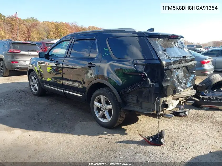 1FM5K8DH8HGA91354 2017 Ford Explorer Xlt