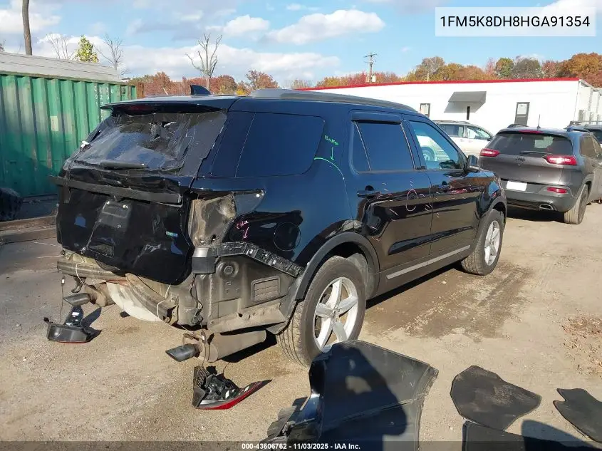 1FM5K8DH8HGA91354 2017 Ford Explorer Xlt