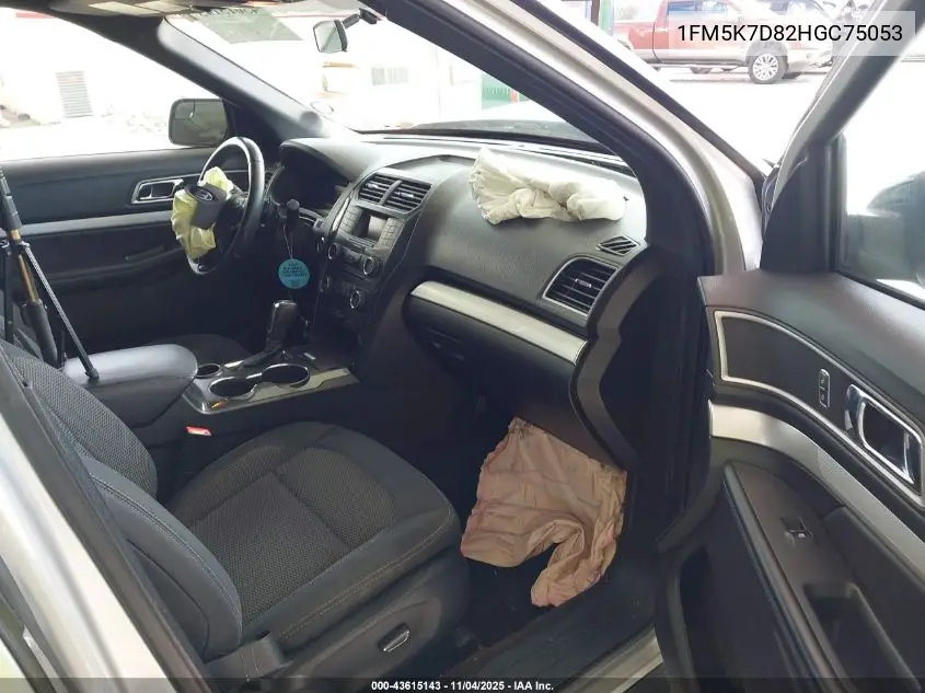 1FM5K7D82HGC75053 2017 Ford Explorer Xlt