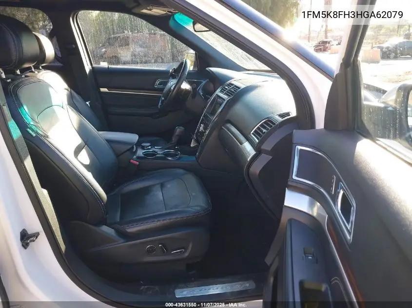 1FM5K8FH3HGA62079 2017 Ford Explorer Limited