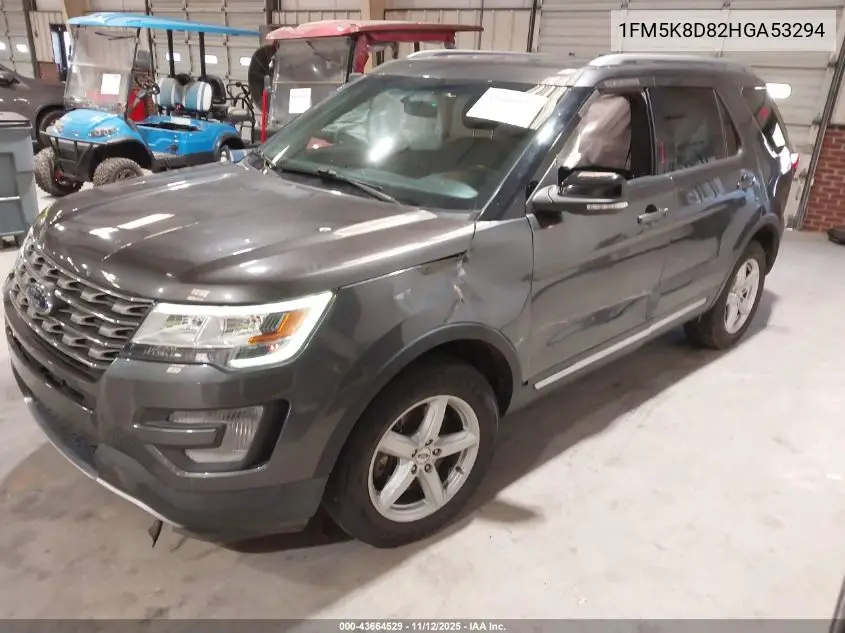 1FM5K8D82HGA53294 2017 Ford Explorer Xlt