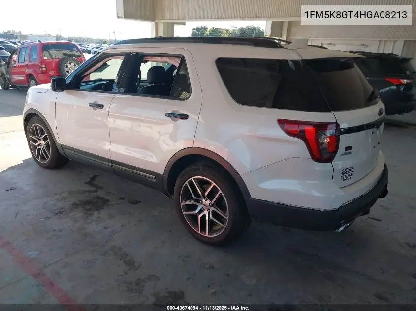1FM5K8GT4HGA08213 2017 Ford Explorer Sport