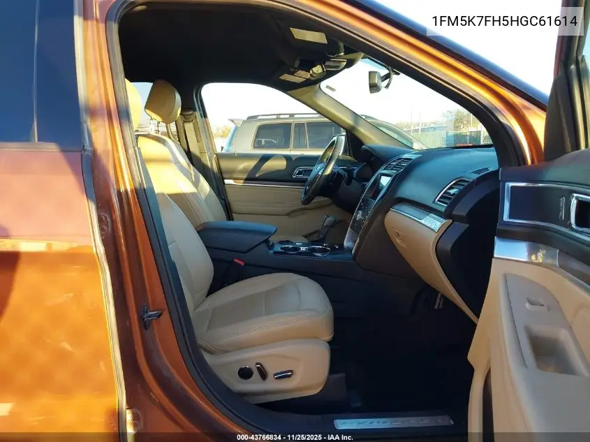 1FM5K7FH5HGC61614 2017 Ford Explorer Limited