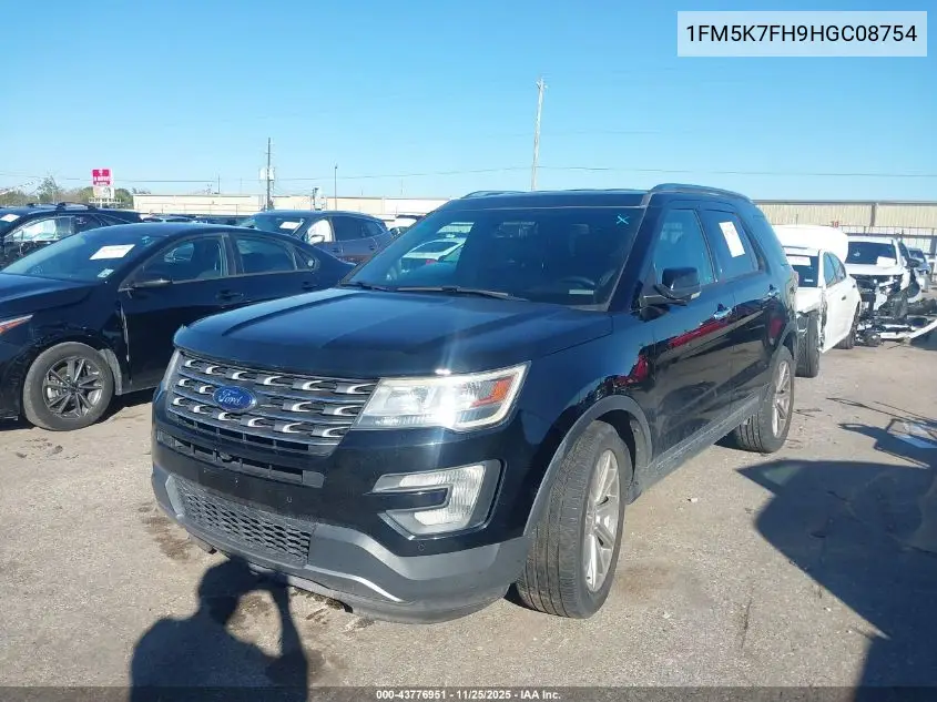1FM5K7FH9HGC08754 2017 Ford Explorer Limited