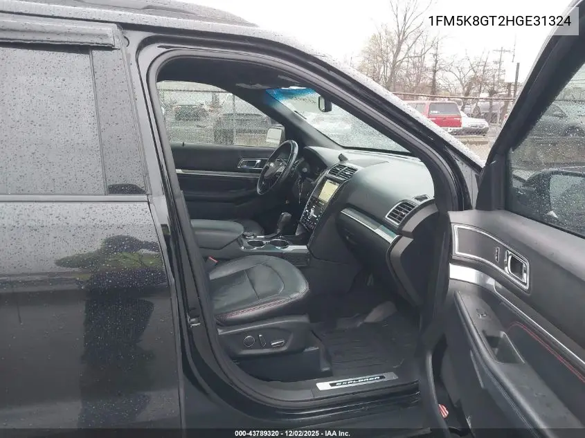 1FM5K8GT2HGE31324 2017 Ford Explorer Sport