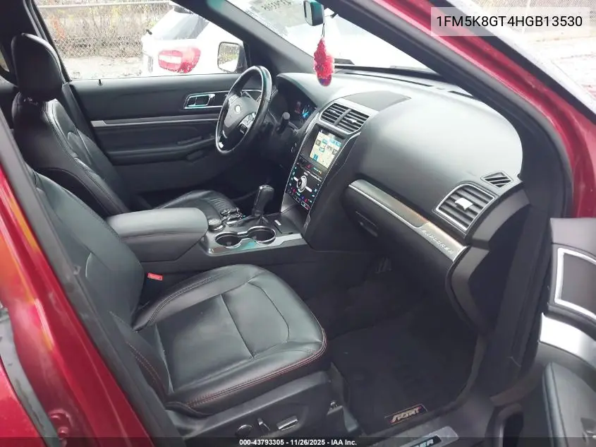 1FM5K8GT4HGB13530 2017 Ford Explorer Sport