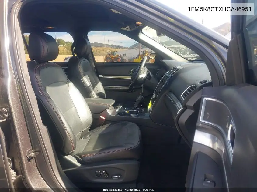1FM5K8GTXHGA46951 2017 Ford Explorer Sport
