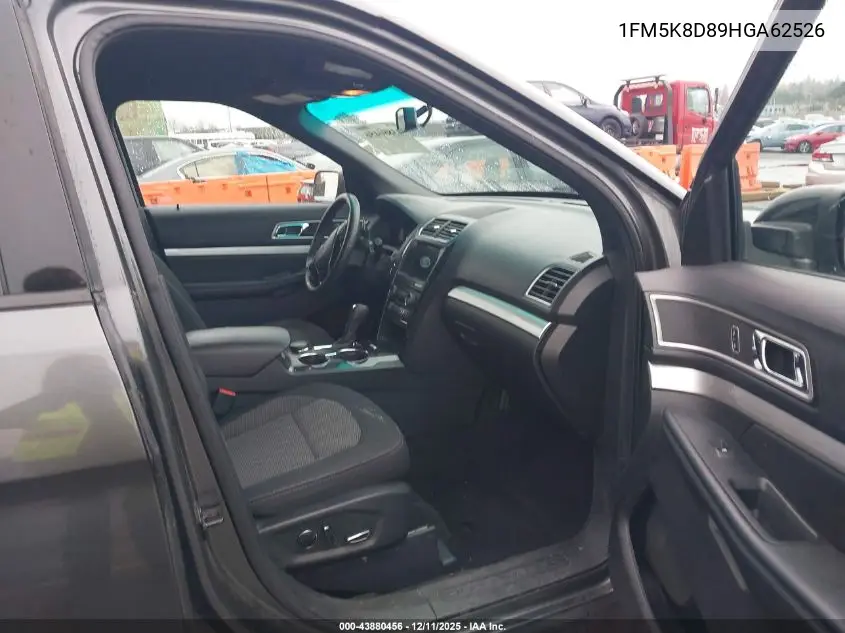 1FM5K8D89HGA62526 2017 Ford Explorer Xlt