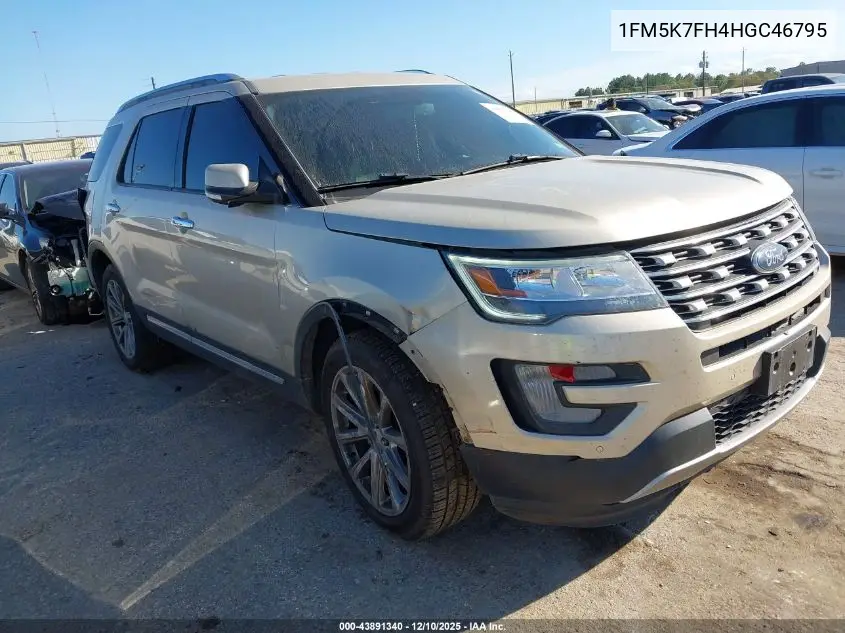 1FM5K7FH4HGC46795 2017 Ford Explorer Limited