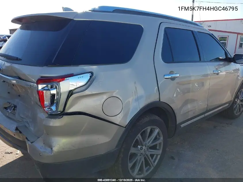 1FM5K7FH4HGC46795 2017 Ford Explorer Limited