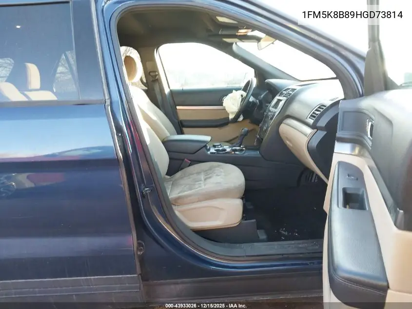 1FM5K8B89HGD73814 2017 Ford Explorer