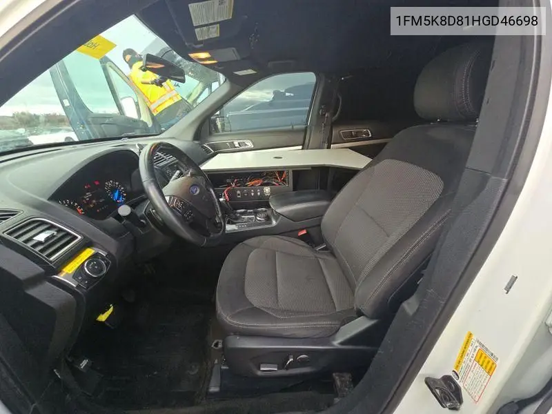 1FM5K8D81HGD46698 2017 Ford Explorer Xlt