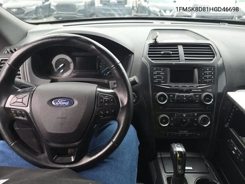 1FM5K8D81HGD46698 2017 Ford Explorer Xlt