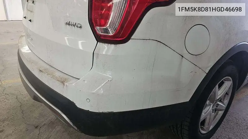 1FM5K8D81HGD46698 2017 Ford Explorer Xlt