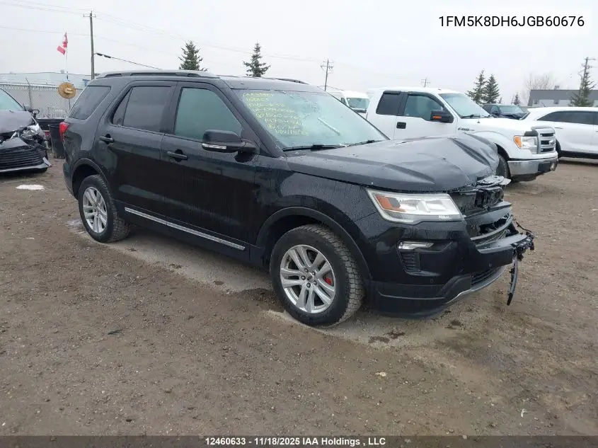 1FM5K8DH6JGB60676 2018 Ford Explorer Xlt