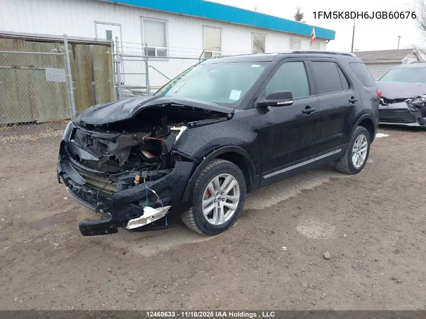 1FM5K8DH6JGB60676 2018 Ford Explorer Xlt