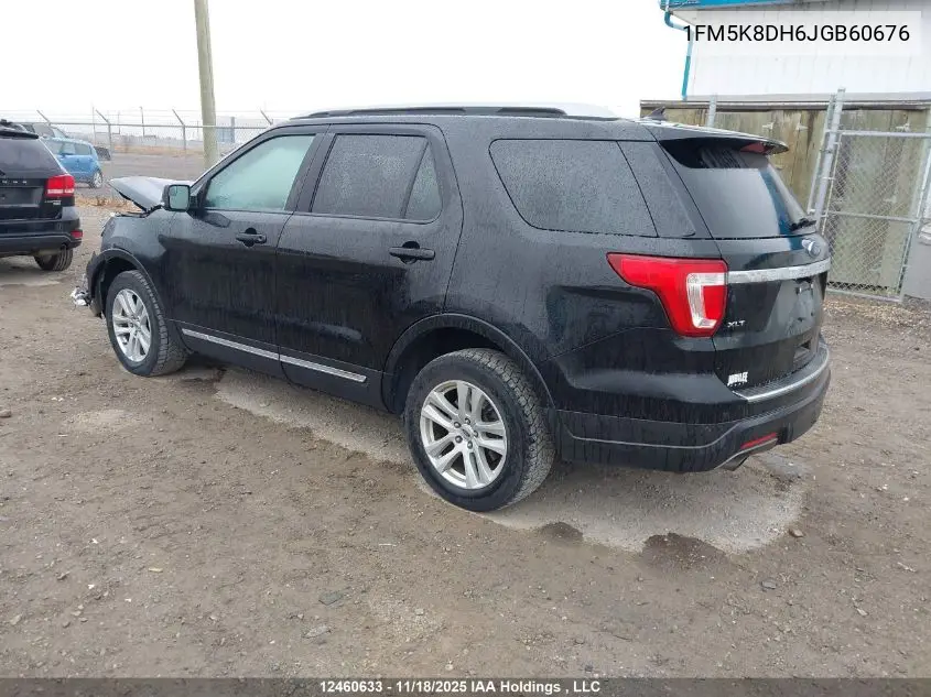 1FM5K8DH6JGB60676 2018 Ford Explorer Xlt