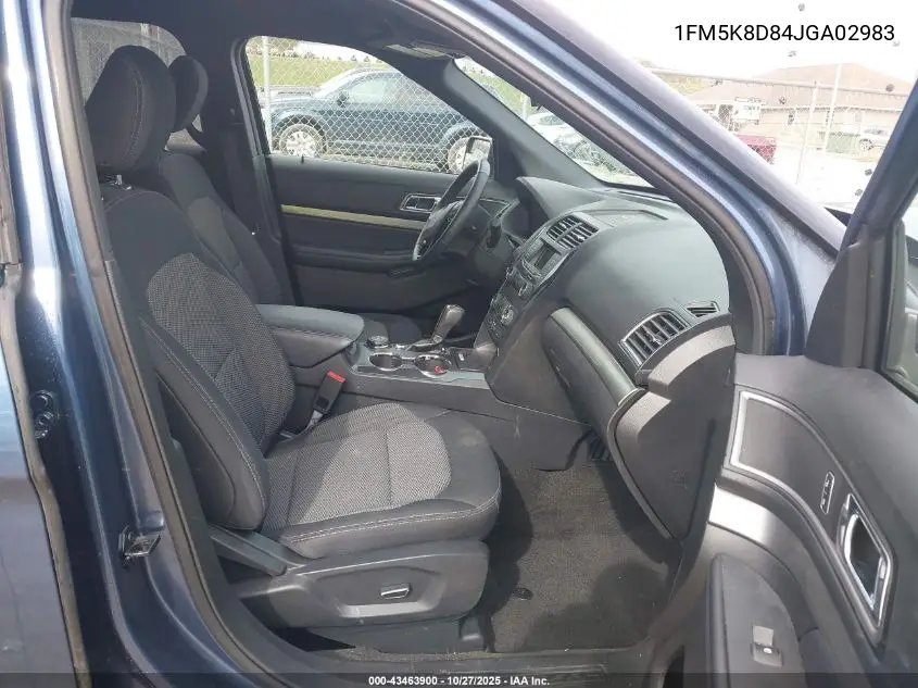 1FM5K8D84JGA02983 2018 Ford Explorer Xlt