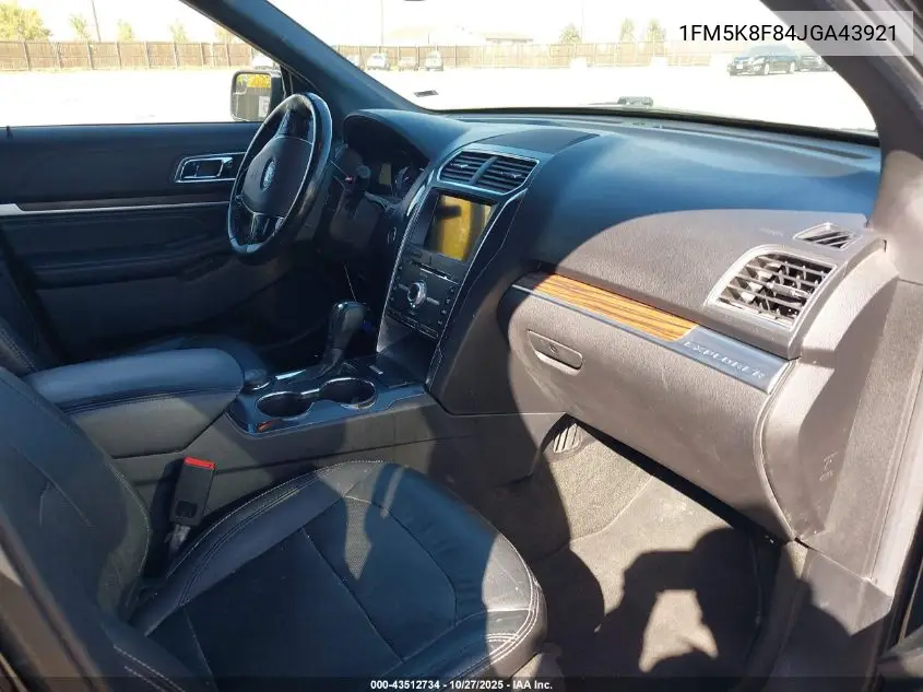 1FM5K8F84JGA43921 2018 Ford Explorer Limited