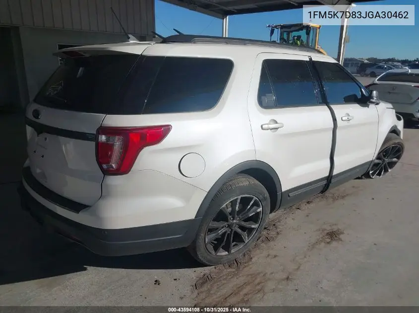 1FM5K7D83JGA30462 2018 Ford Explorer Xlt