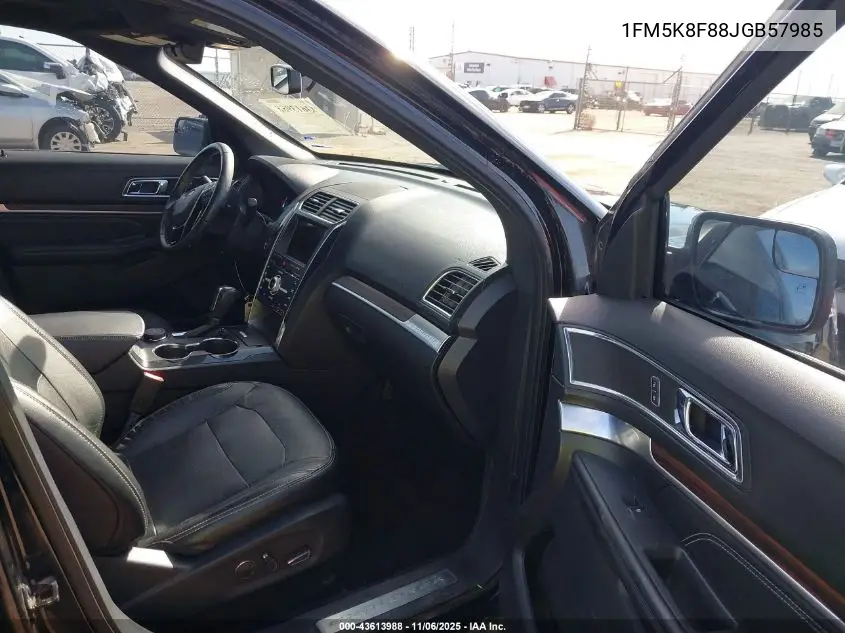 1FM5K8F88JGB57985 2018 Ford Explorer Limited