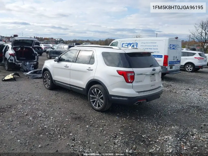 1FM5K8HT0JGA96195 2018 Ford Explorer Platinum