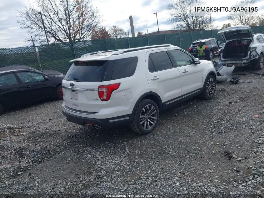 1FM5K8HT0JGA96195 2018 Ford Explorer Platinum