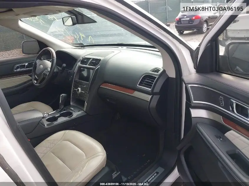 1FM5K8HT0JGA96195 2018 Ford Explorer Platinum