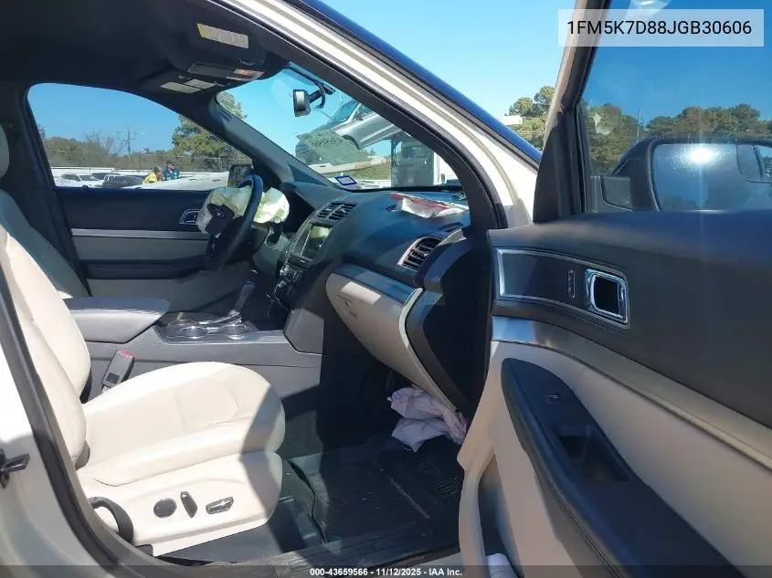 1FM5K7D88JGB30606 2018 Ford Explorer Xlt