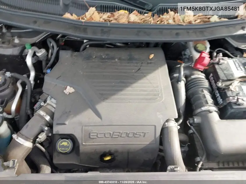 1FM5K8GTXJGA85481 2018 Ford Explorer Sport