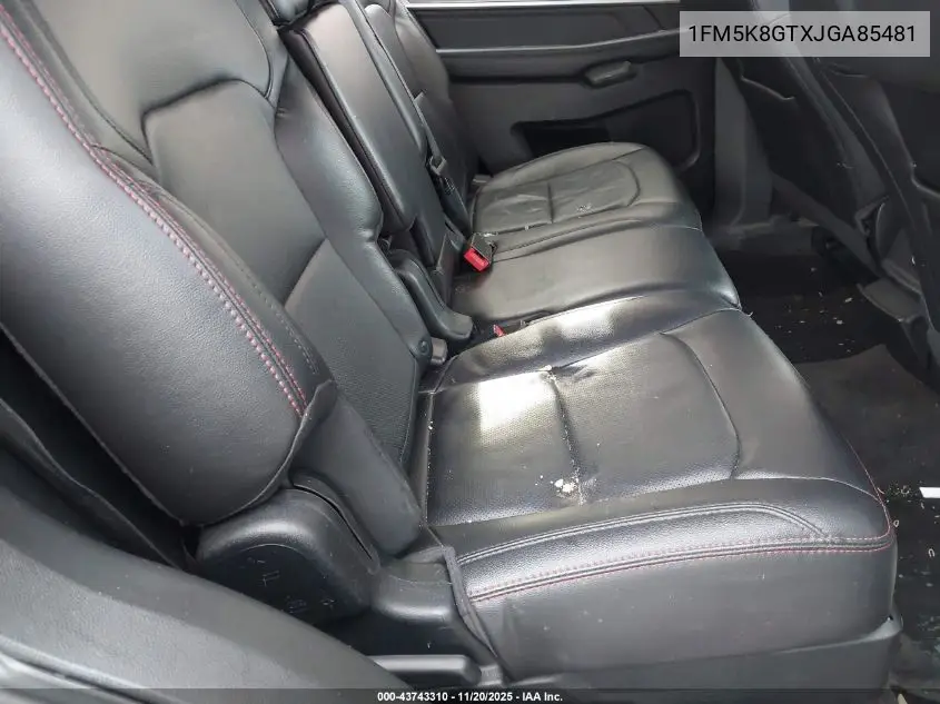 1FM5K8GTXJGA85481 2018 Ford Explorer Sport