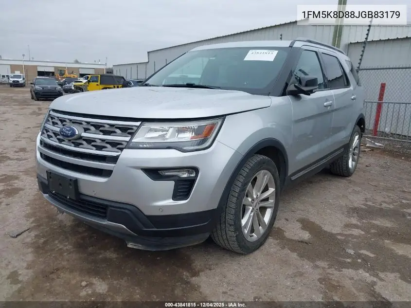 1FM5K8D88JGB83179 2018 Ford Explorer Xlt