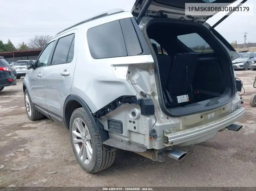 1FM5K8D88JGB83179 2018 Ford Explorer Xlt