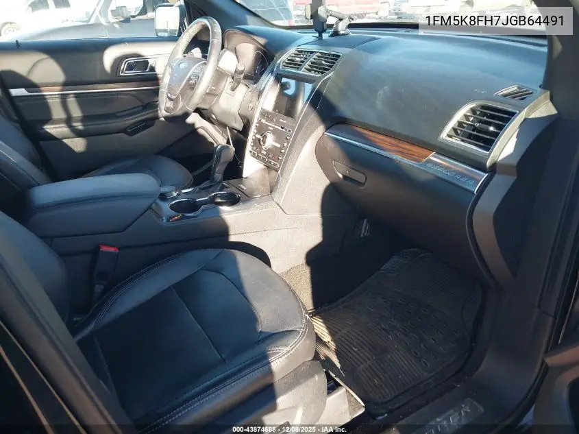 1FM5K8FH7JGB64491 2018 Ford Explorer Limited