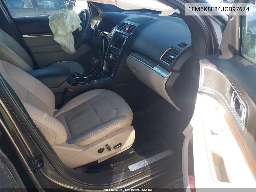 1FM5K8F84JGB97674 2018 Ford Explorer Limited
