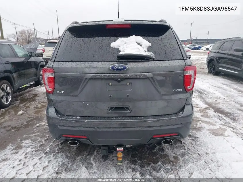 1FM5K8D83JGA96547 2018 Ford Explorer Xlt