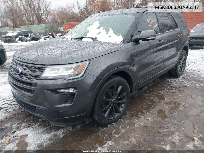 1FM5K8D83JGA96547 2018 Ford Explorer Xlt
