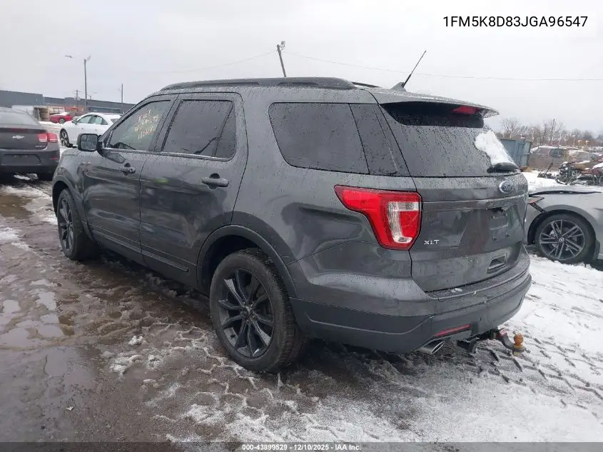 1FM5K8D83JGA96547 2018 Ford Explorer Xlt