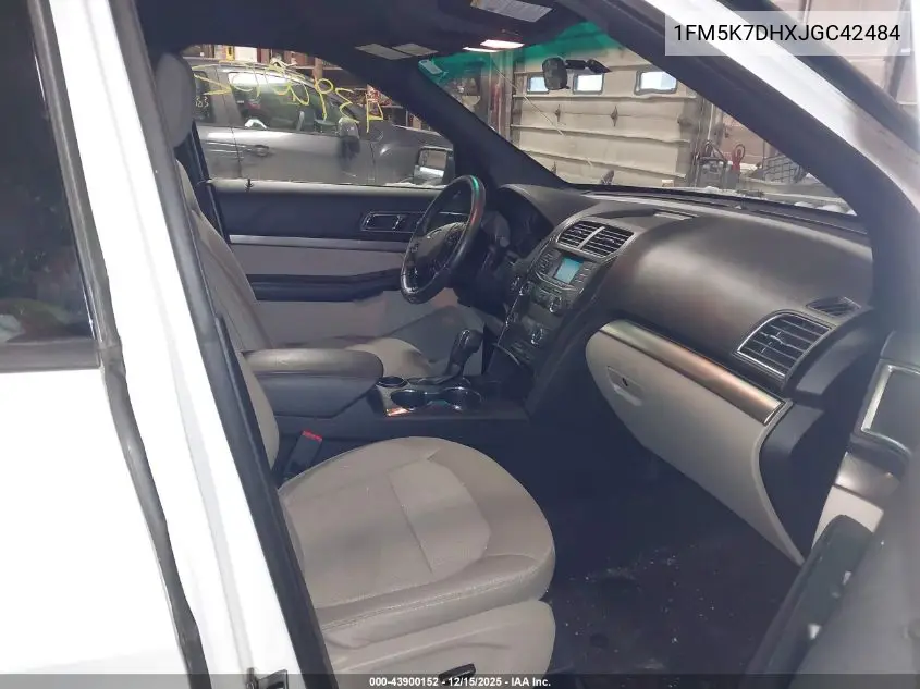 1FM5K7DHXJGC42484 2018 Ford Explorer Xlt