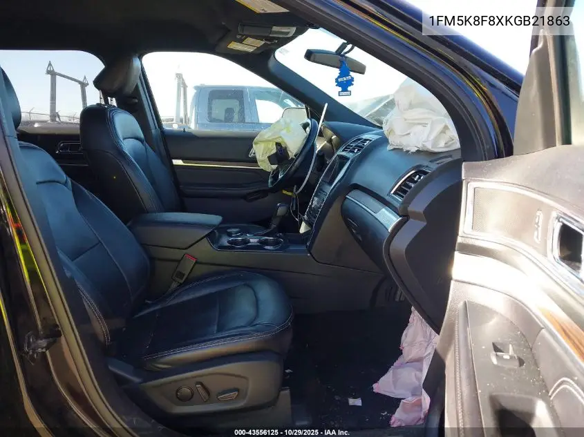 1FM5K8F8XKGB21863 2019 Ford Explorer Limited
