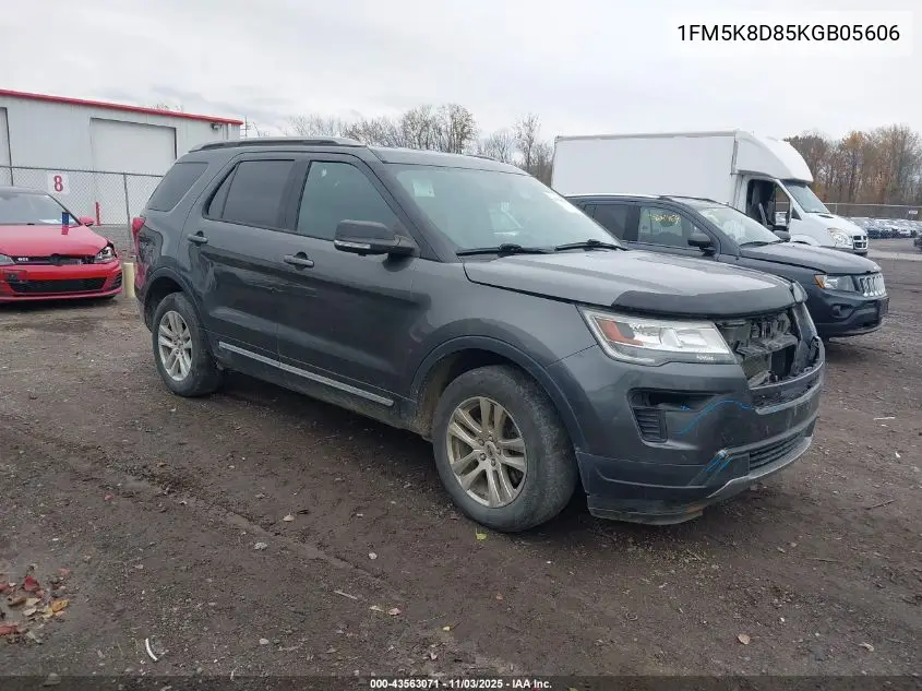 1FM5K8D85KGB05606 2019 Ford Explorer Xlt