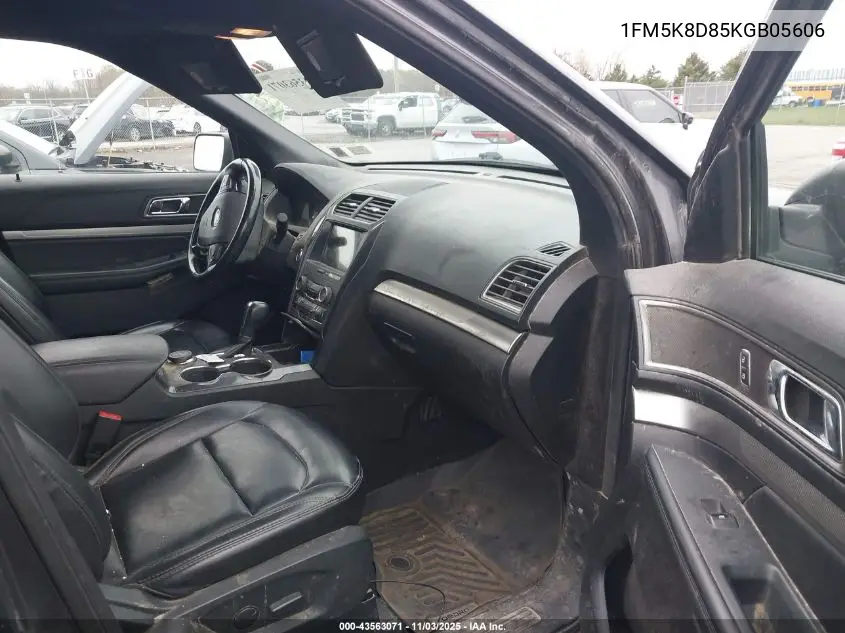 1FM5K8D85KGB05606 2019 Ford Explorer Xlt