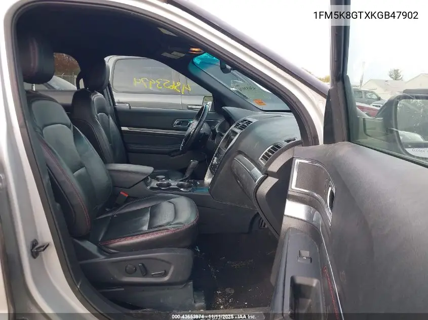 1FM5K8GTXKGB47902 2019 Ford Explorer Sport