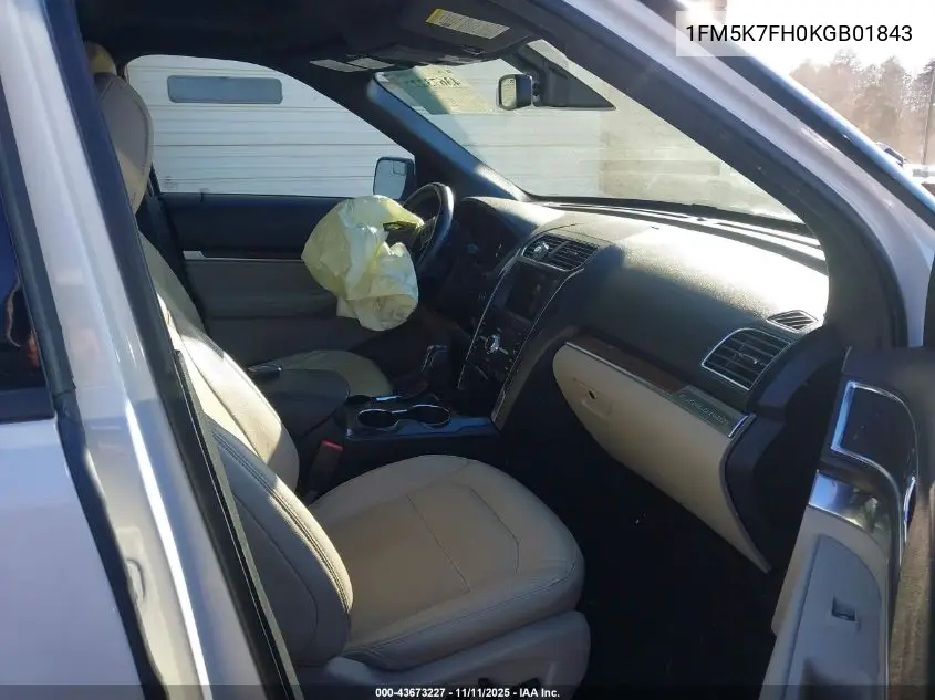 1FM5K7FH0KGB01843 2019 Ford Explorer Limited