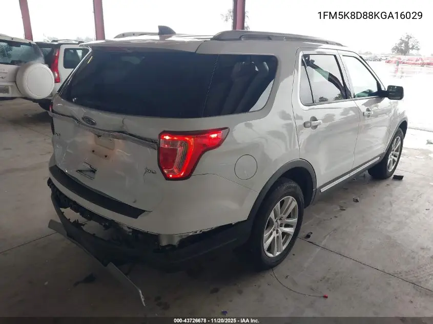 1FM5K8D88KGA16029 2019 Ford Explorer Xlt