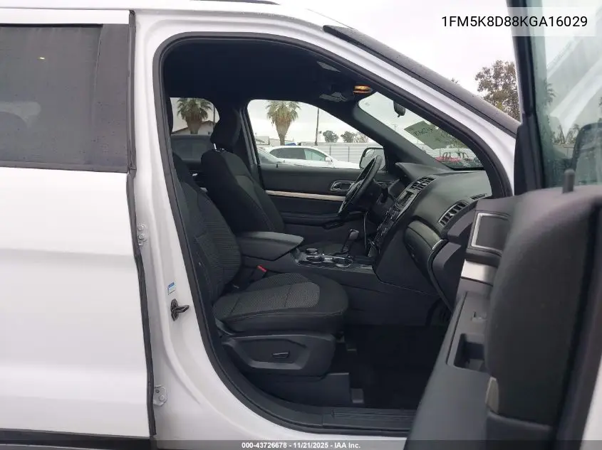 1FM5K8D88KGA16029 2019 Ford Explorer Xlt