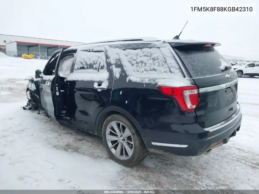 1FM5K8F88KGB42310 2019 Ford Explorer Limited