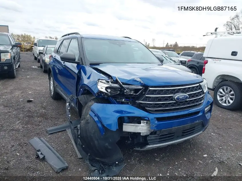 1FMSK8DH9LGB87165 2020 Ford Explorer Xlt