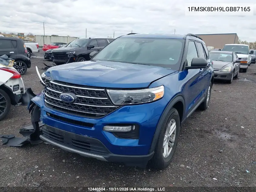 1FMSK8DH9LGB87165 2020 Ford Explorer Xlt