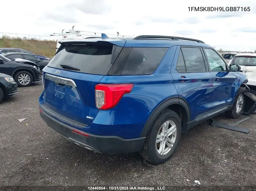 1FMSK8DH9LGB87165 2020 Ford Explorer Xlt